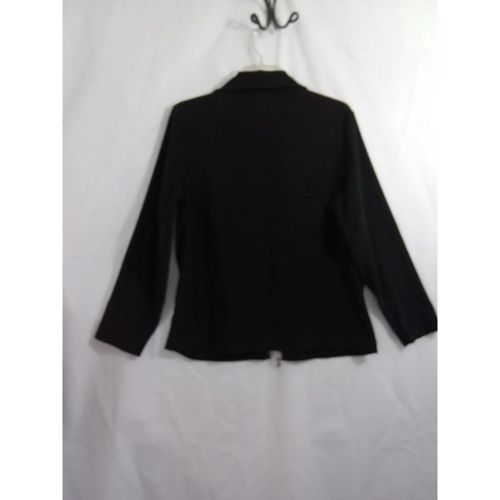 Notations  Clothing‎ Co. Womens Medium Zip Up Jacket Black - Image 7
