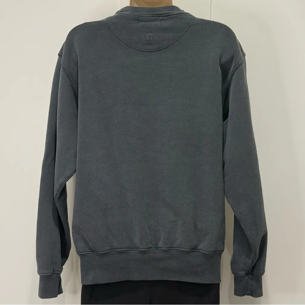 Anine Bing Ramona Los Angeles Sweatshirt XS Gray Crewneck University Streetwear - Image 6