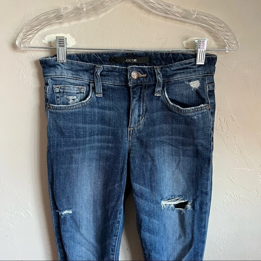 Joes‎ Keagan Distressed Cropped Skinny Denim Jeans - Image 3