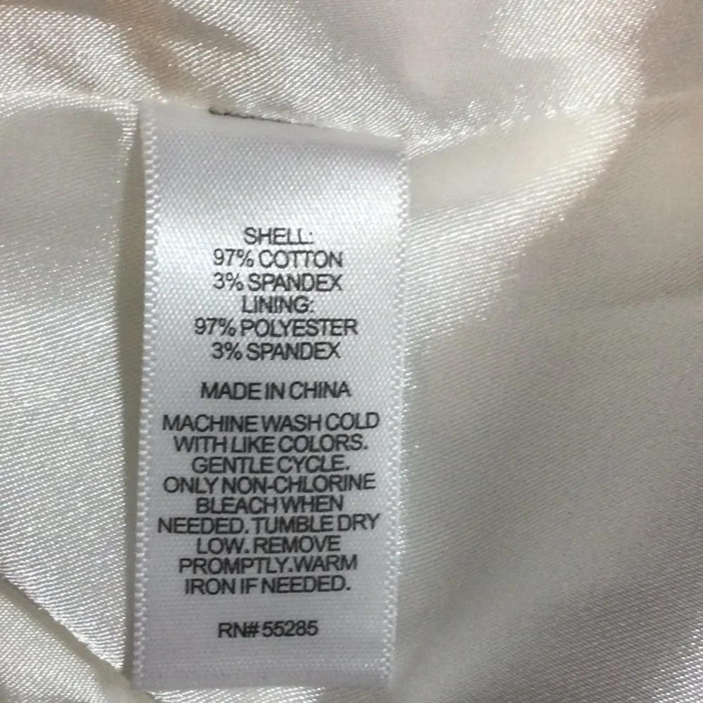 NWT Express White Country Core Lined Wedding Prom Formal Midi Dress Sz 2 - Image 5