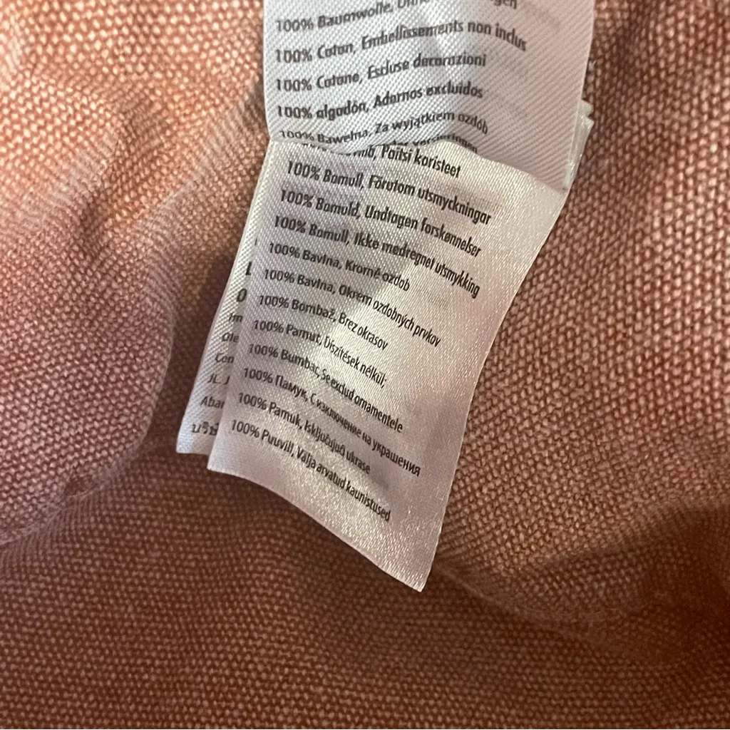 Rubi Reversible Bianca Denim Bucket Hat Blue Rust Stripe One Size - Image 3