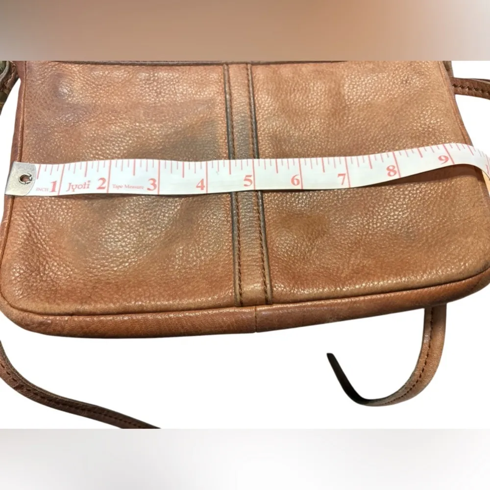 Fossil Erin Women's Brown Leather Crossbody Bag Adjustable Strap‎ needs cleaning - Image 6
