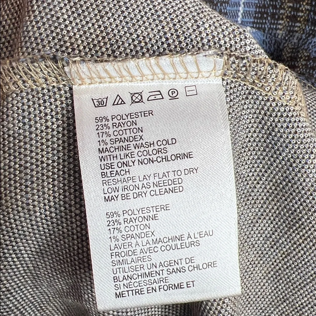 Urban Outfitters Highland Plaid Mock-Neck Mini Dress. Size L - Image 6