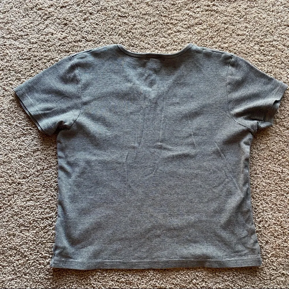 Eddie Bauer Cropped Striped Tee - Image 3