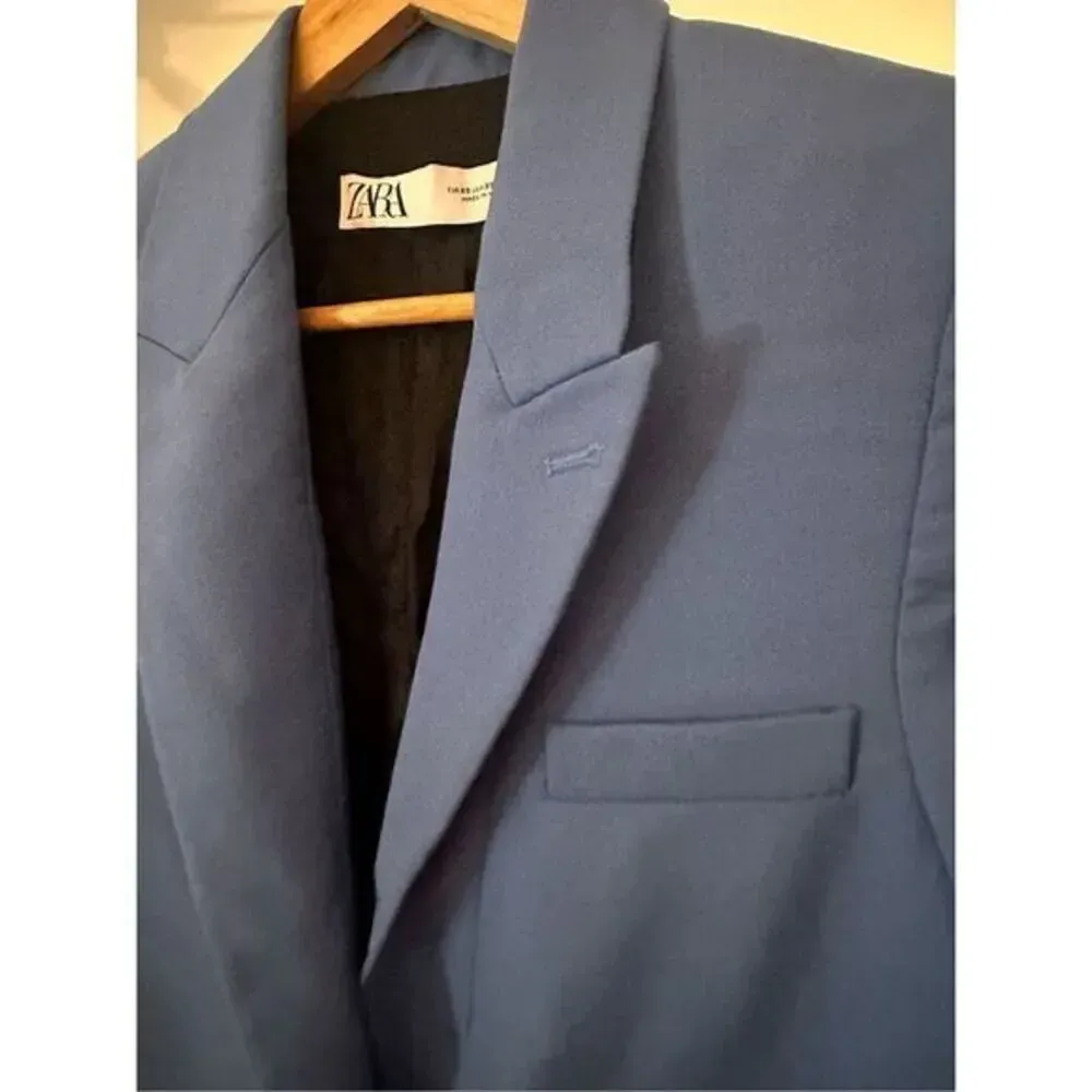 Zara Blue Blazer‎ Women Size Extra Small - Image 4