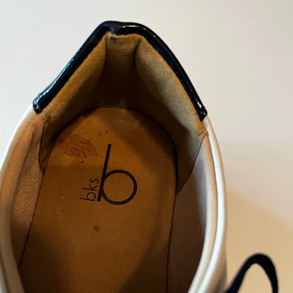 Bks Leandro‎ off white floater tie up show sz 39/8 Blue - Image 6