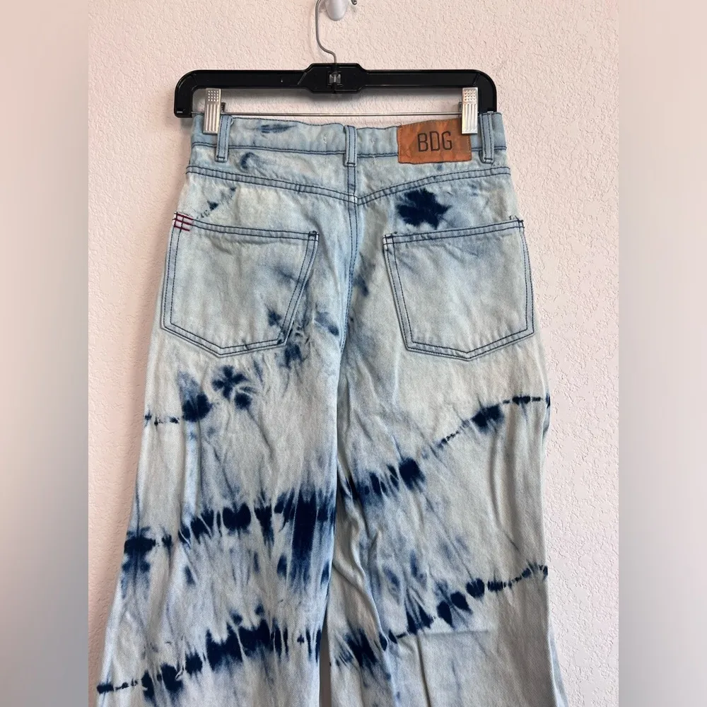 Urban Outfitters Tie Dye High Waist Wide Leg Jeans Size 26 - Image 5