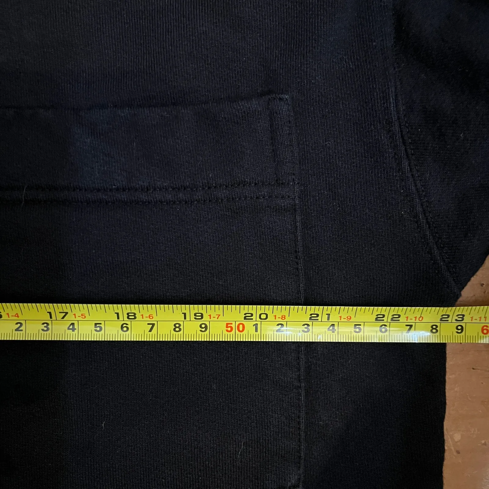 Good American Women's Black Cropped Fleece Polo Sweatshirt Top Size 2 / Medium - Image 6