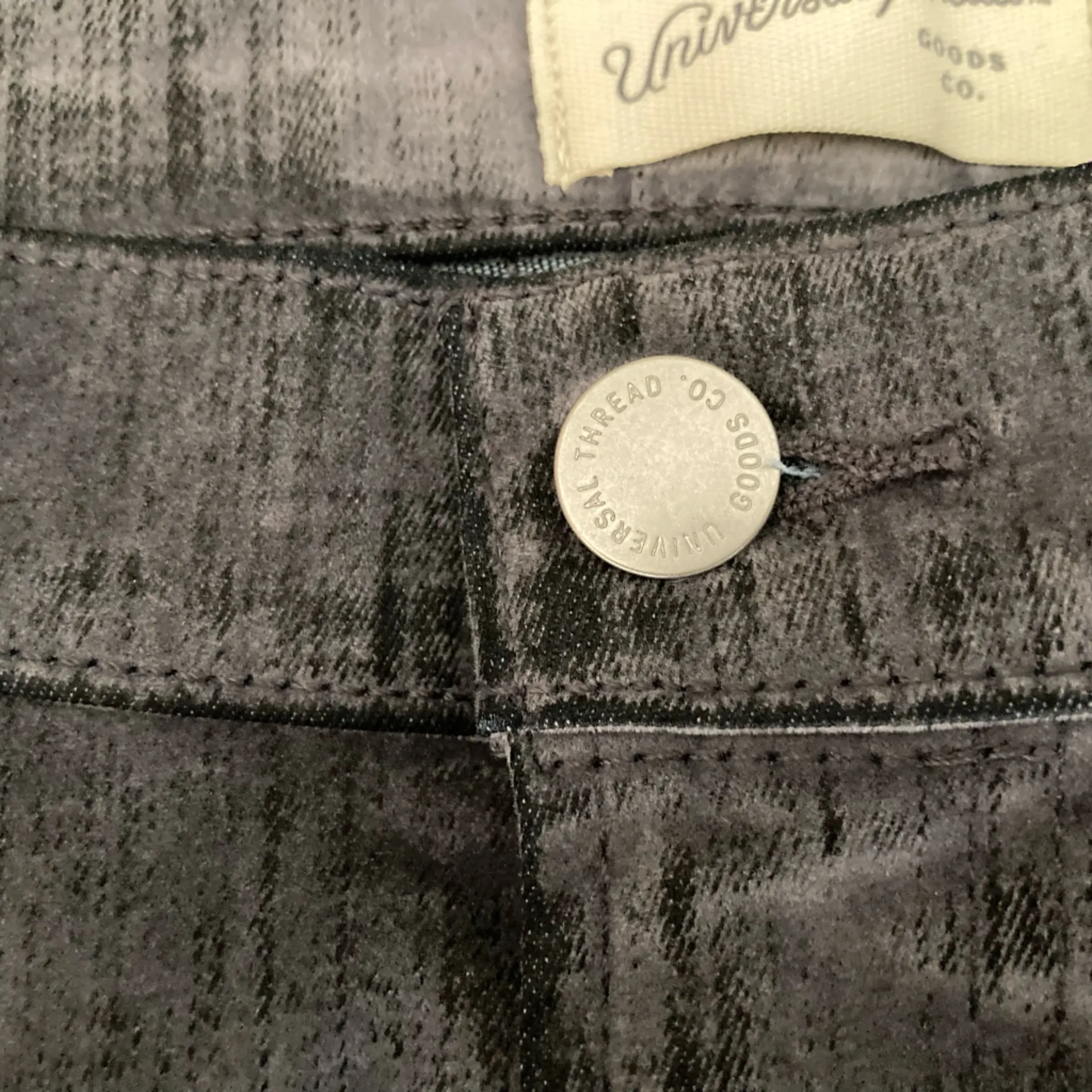 Universal Thread Dark Wash Stretch Denim Mini Skirt Size 8 - Image 5