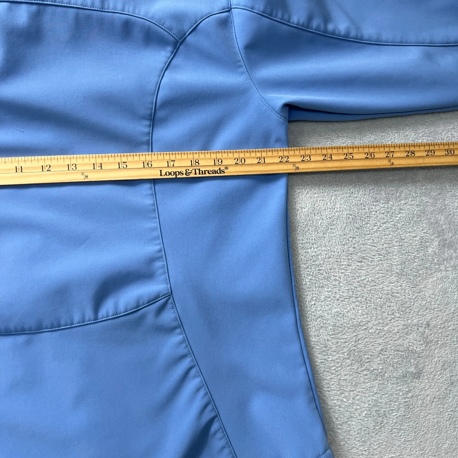 Black Diamond Softshell Jacket Womens XL Blue Zip Up Fleece Lined Outdoor Travel - Image 8