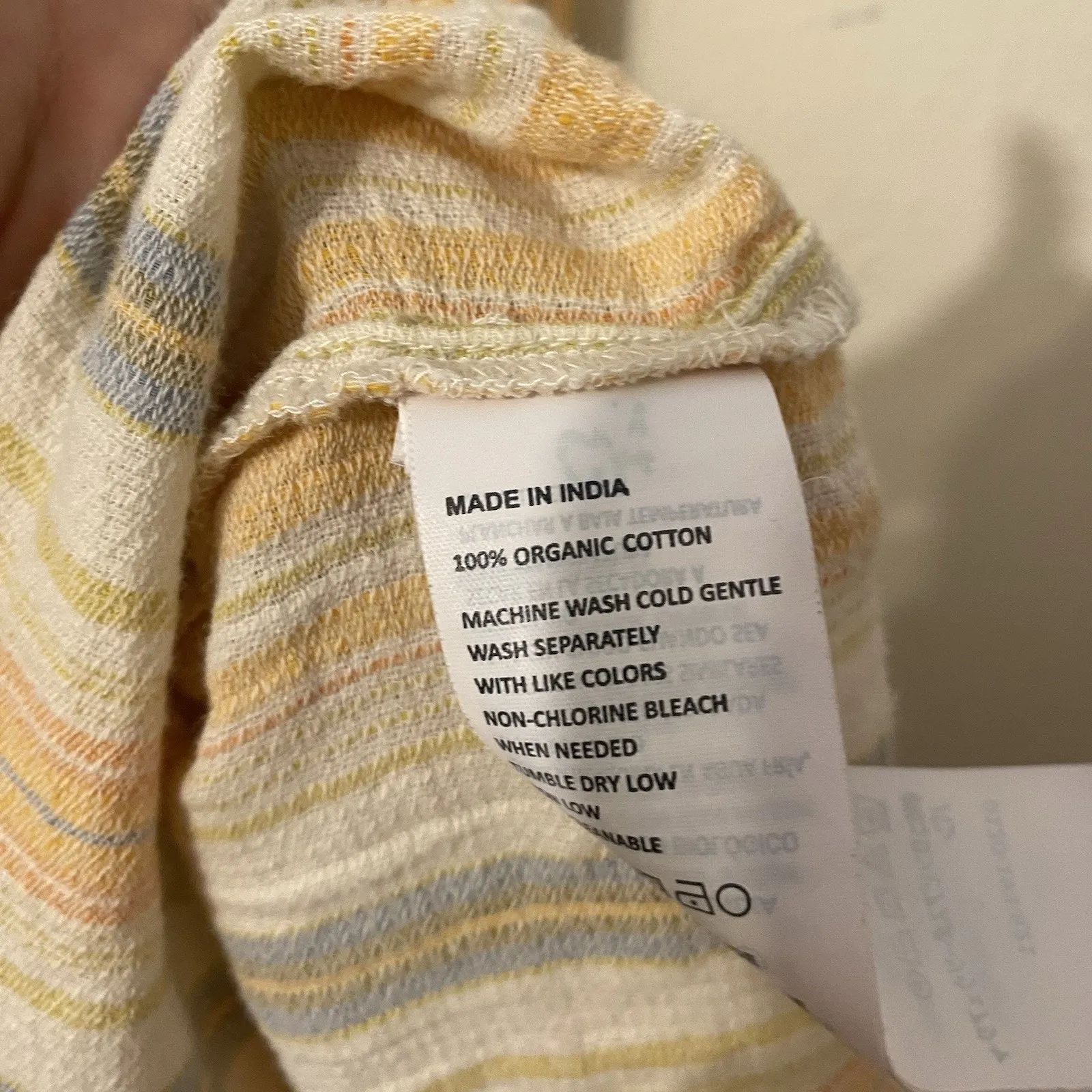 PrAna California Dreaming Ruffle Striped Maxi Dress In Golden Hour Yellow XS - Image 8