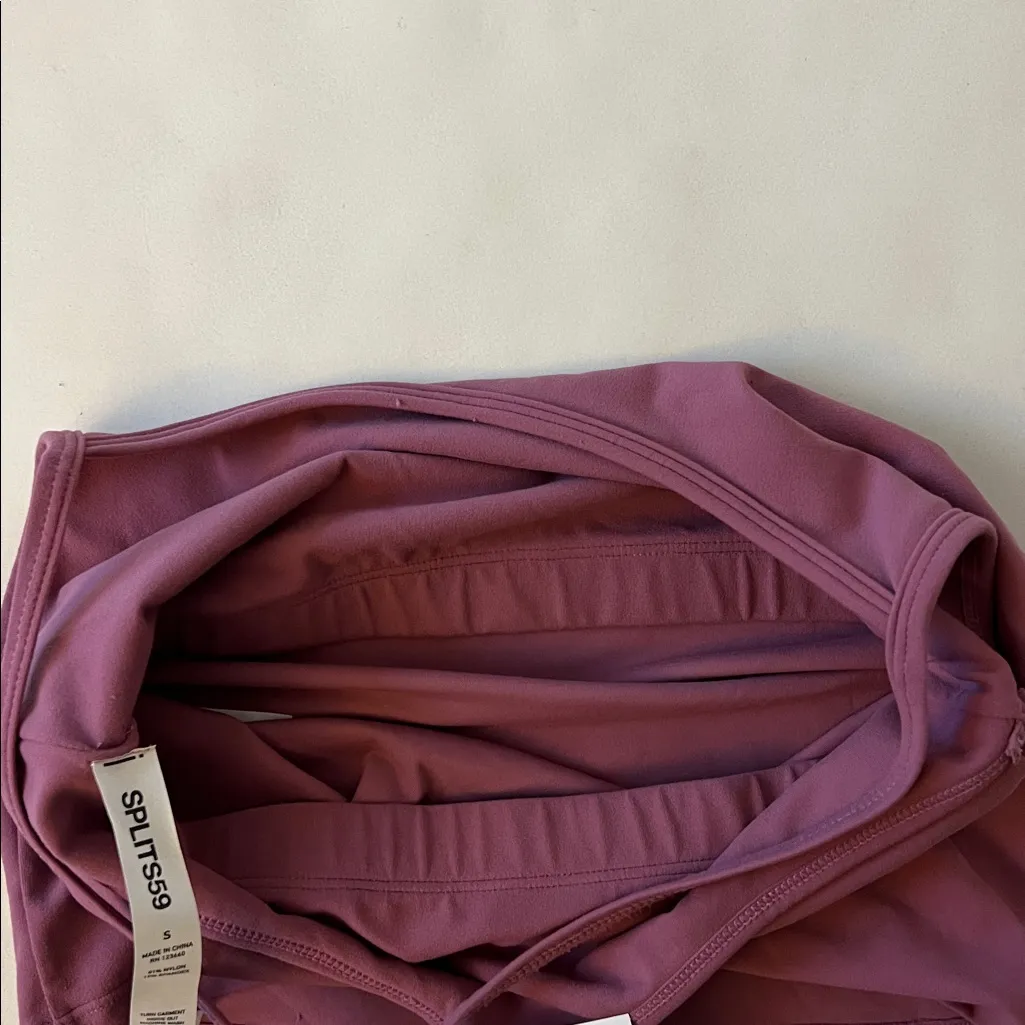 Splits59 Airweight Tank Top w/ Built in Bra in Rosewood Small $78 - Image 5