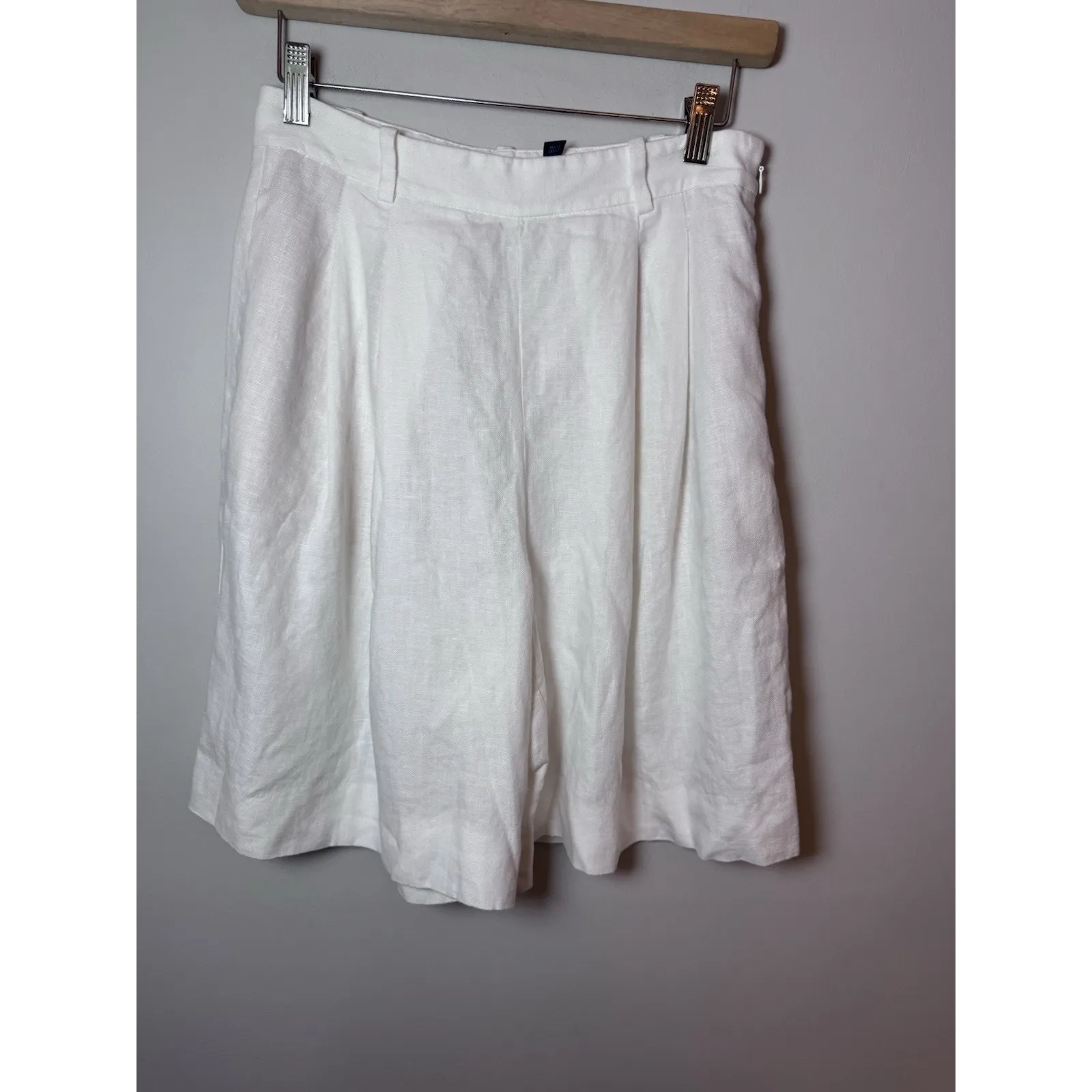 Polo Ralph Lauren White Linen Bermuda Shorts Sz 2 NEW - Image 3