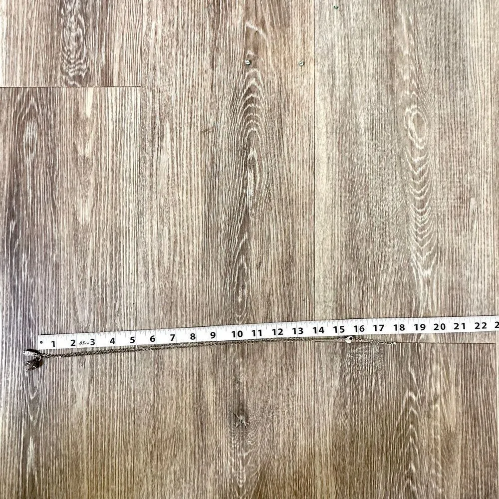 American eagle outfitters  long silver tone charm necklace - Image 8