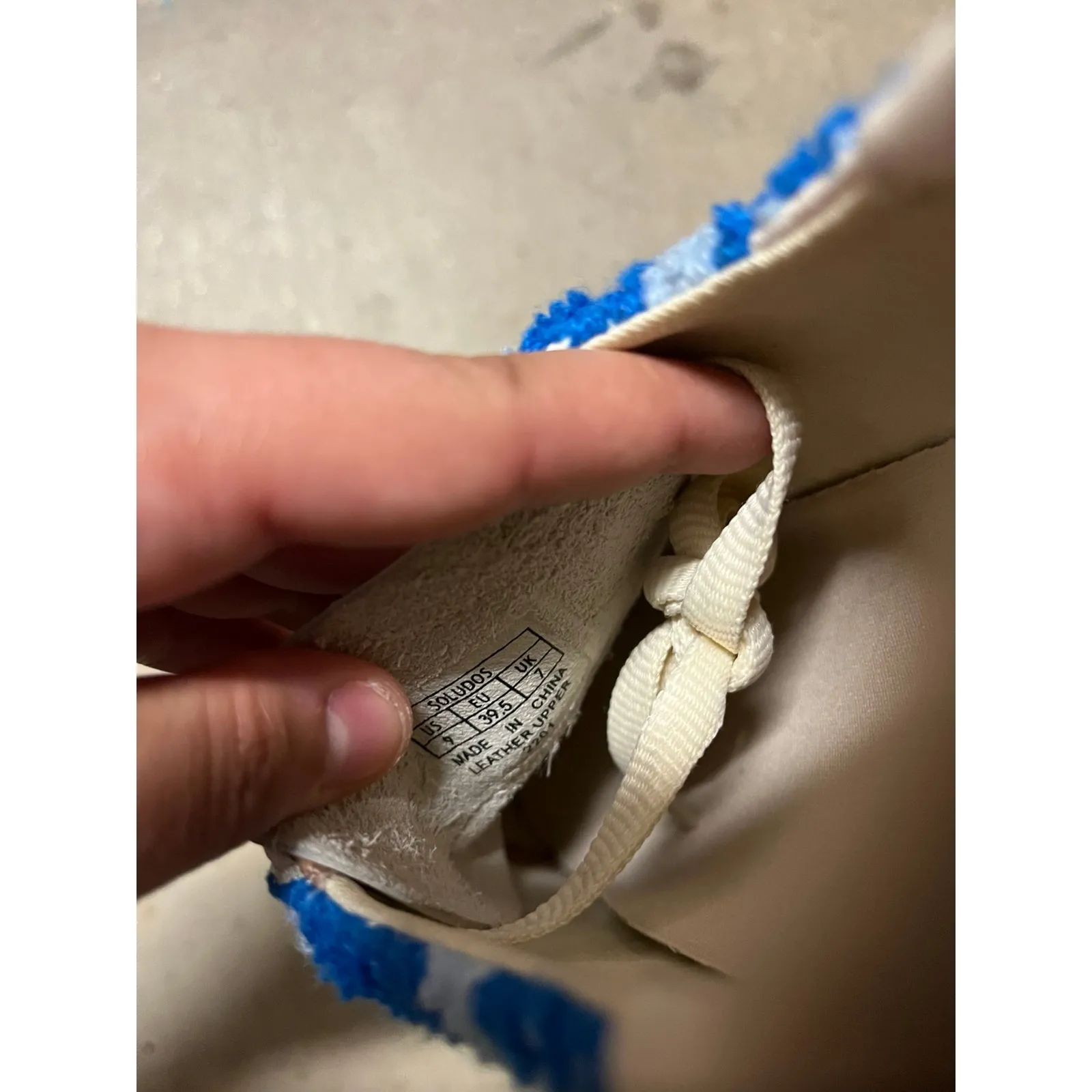 New soludos Psychedelic Spiral Ibiza Platform‎ Sneaker in Marine Blue size 9 - Image 4