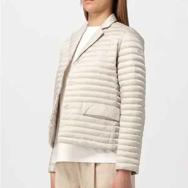 Save The Duck Ultra Light Iva Shirt Jacket Puffer Rope (Ivory) Women’s Size M - Image 3