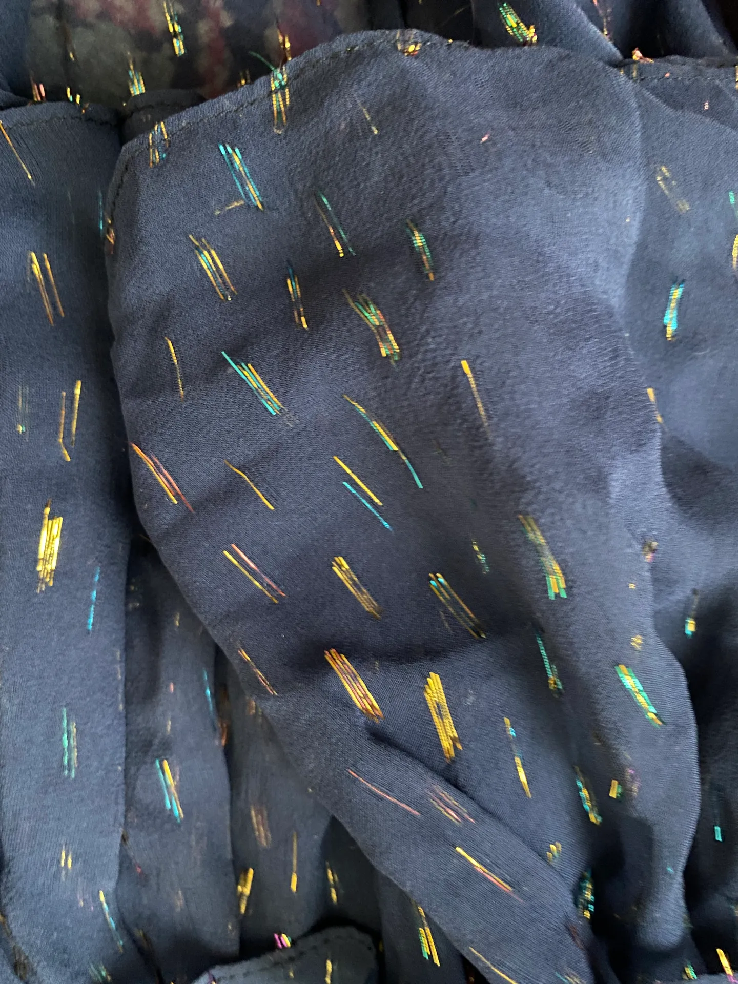 Love Shack Fancy  Sparkly Mini Skirt - Image 3