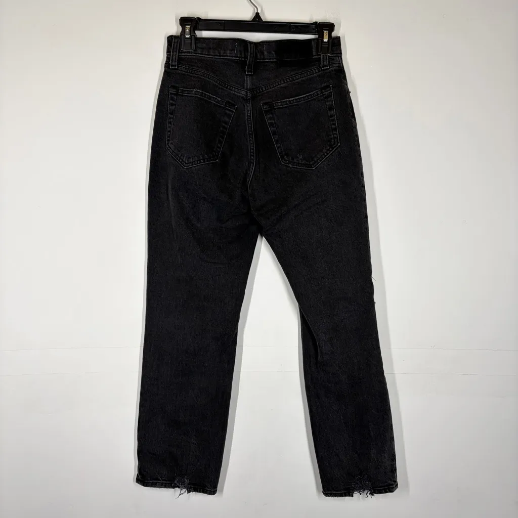 Abercrombie 90s Straight Ultra High Rise Jean Size 0/25XS, EXTRA SHORT - Image 3