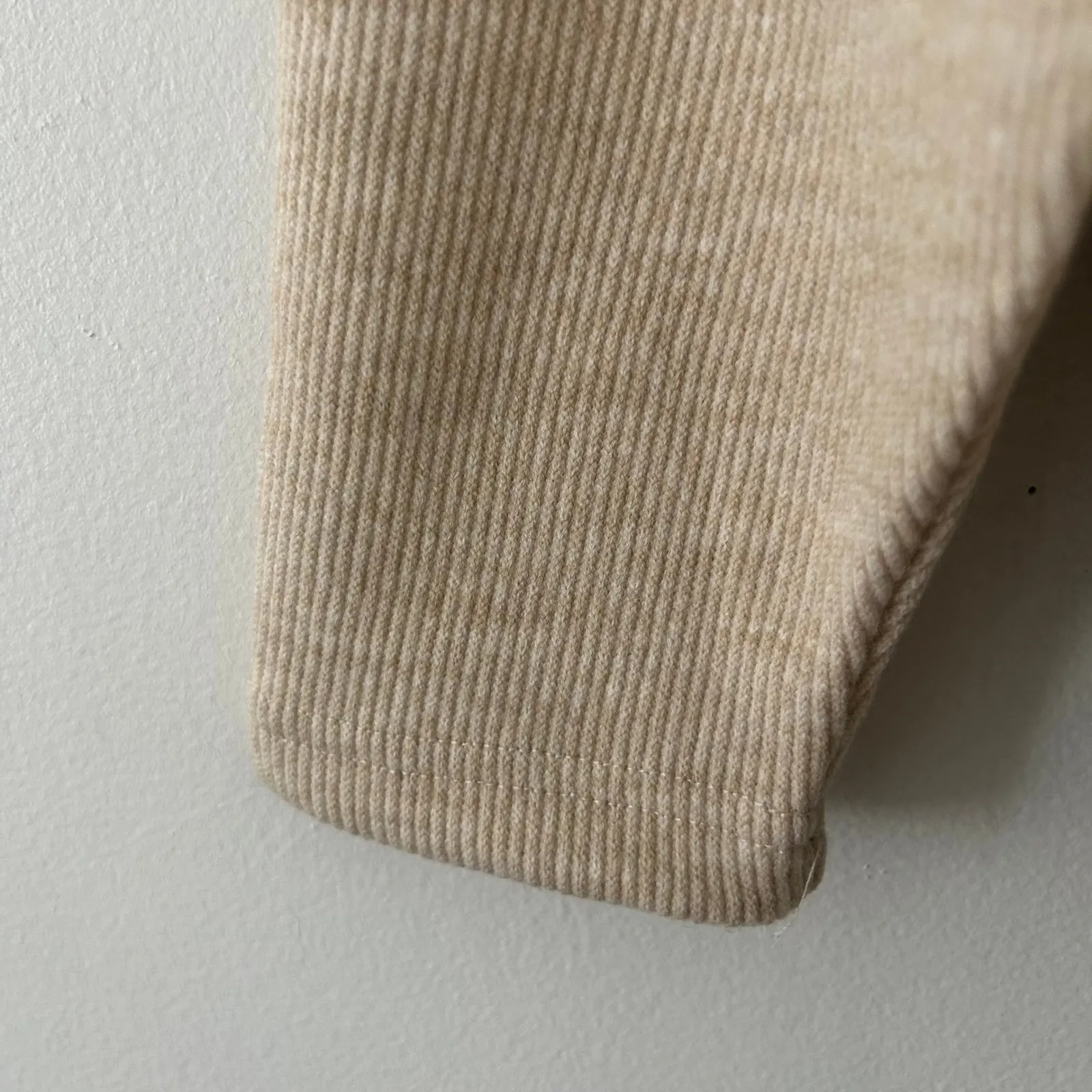 OGL Tan Ribbed Collared V - Image 5