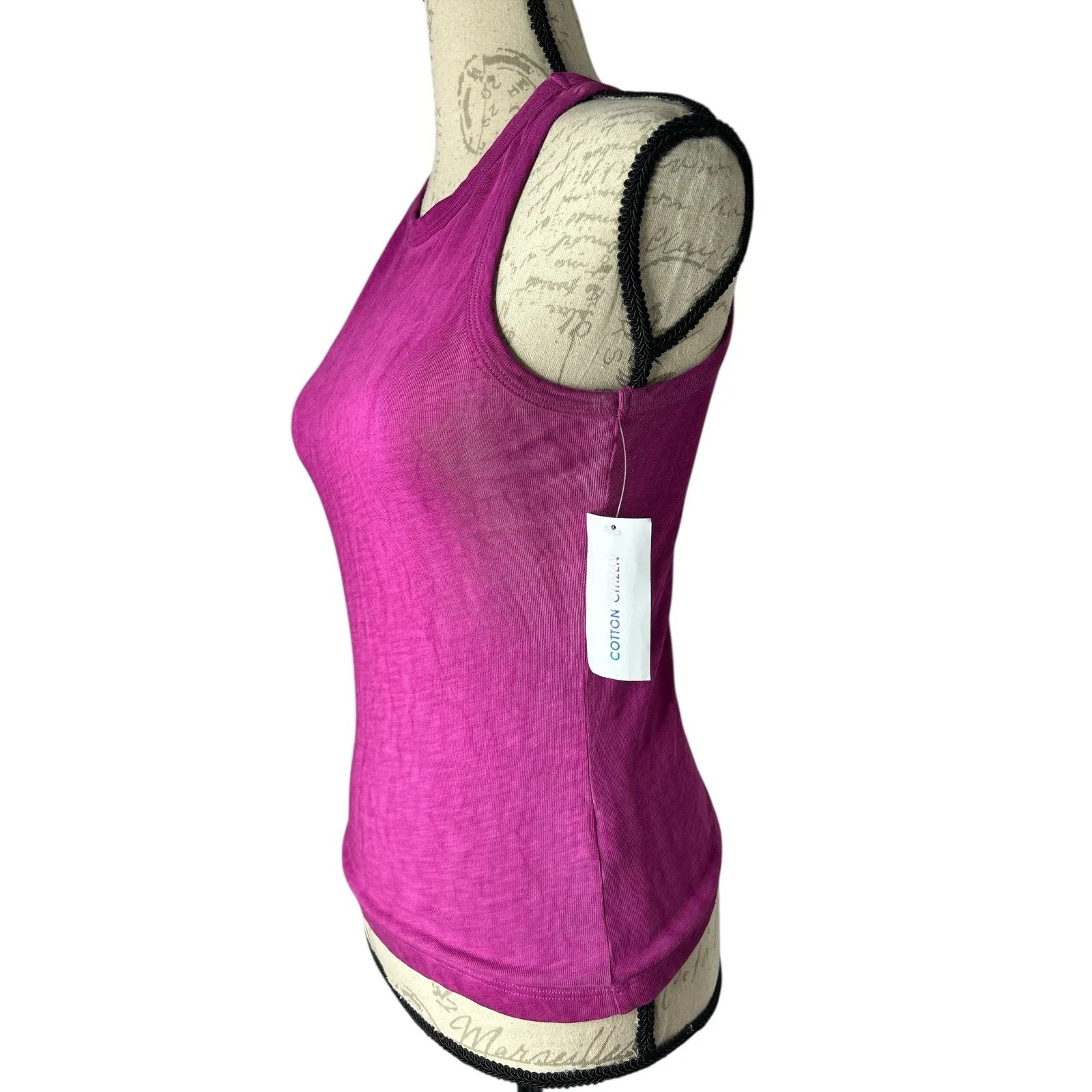 Cotton Citizen Pink Standard Tank Size Small‎ New With Tags USA - Image 2