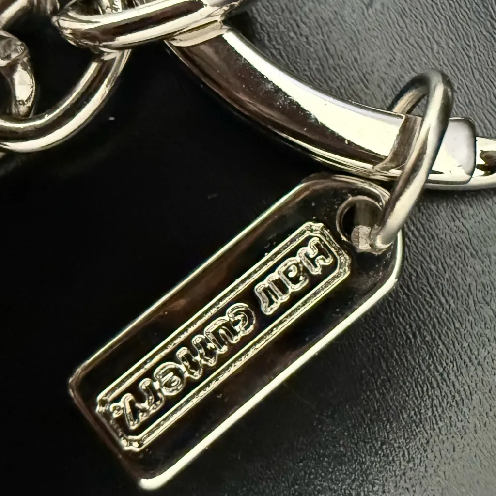 HAIR CUTTERY Hairdresser Hair Tech Themed Charm Key Ring Keychain Silver - Image 7