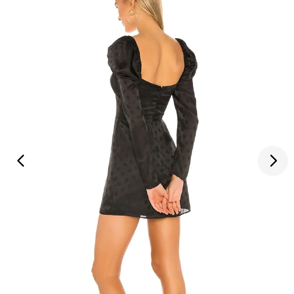 Lovers + Friends Black Corset Style Polka
Dot Dress - Image 3