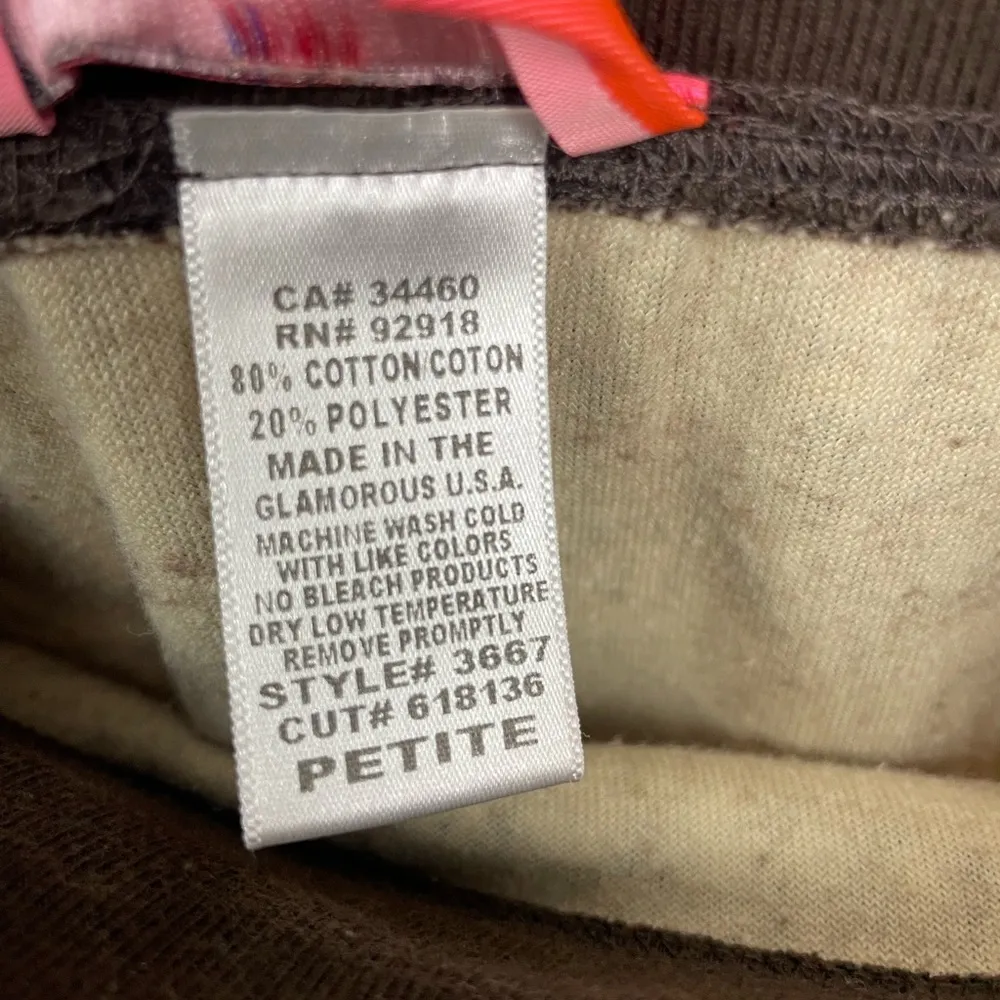 Vintage‎ Y2K Brown Juicy Couture Paisley Pattern Velour Velvet Tiered Skirt - Image 6