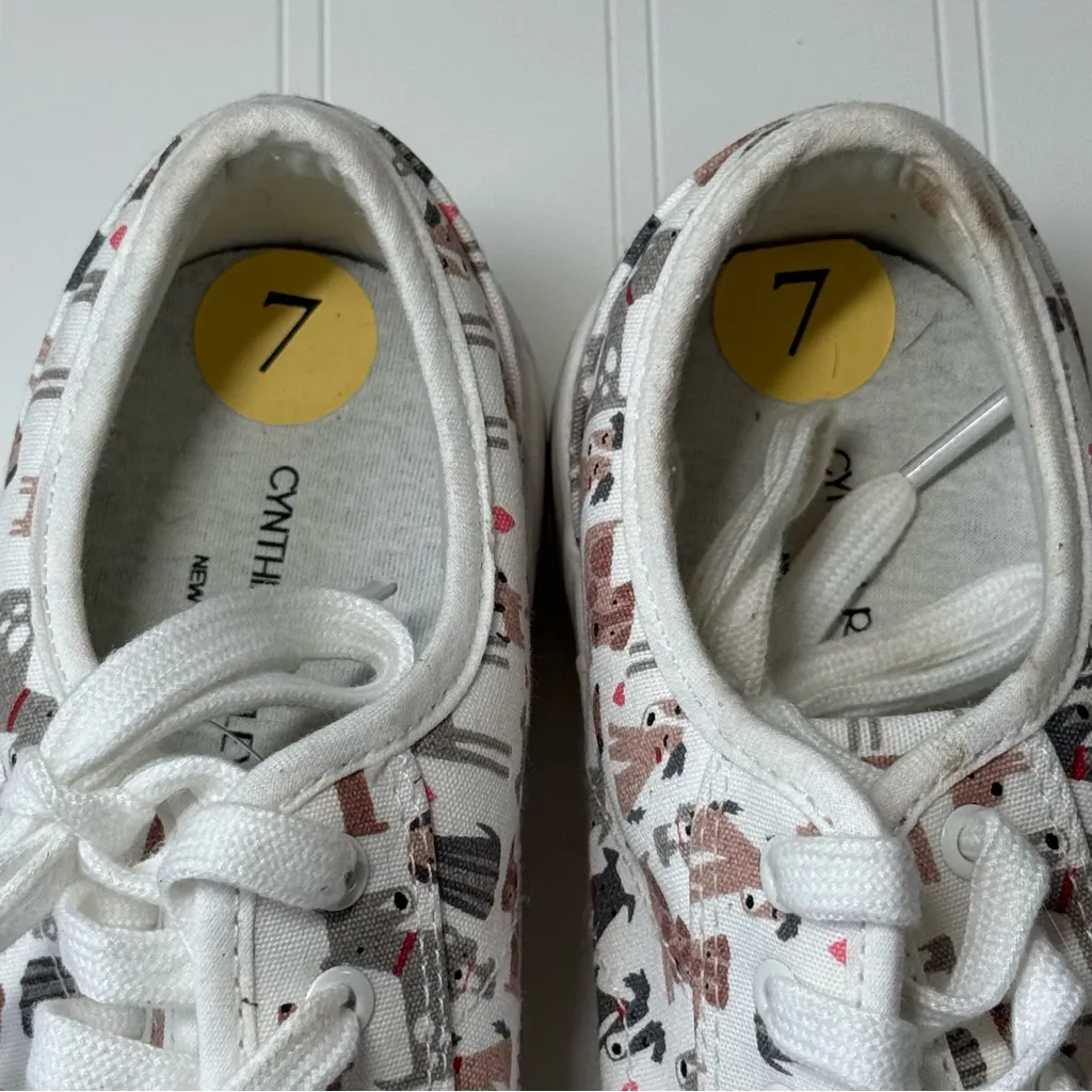 Cynthia Rowley Rossi Layered Dog Slip On Sneakers - Image 5