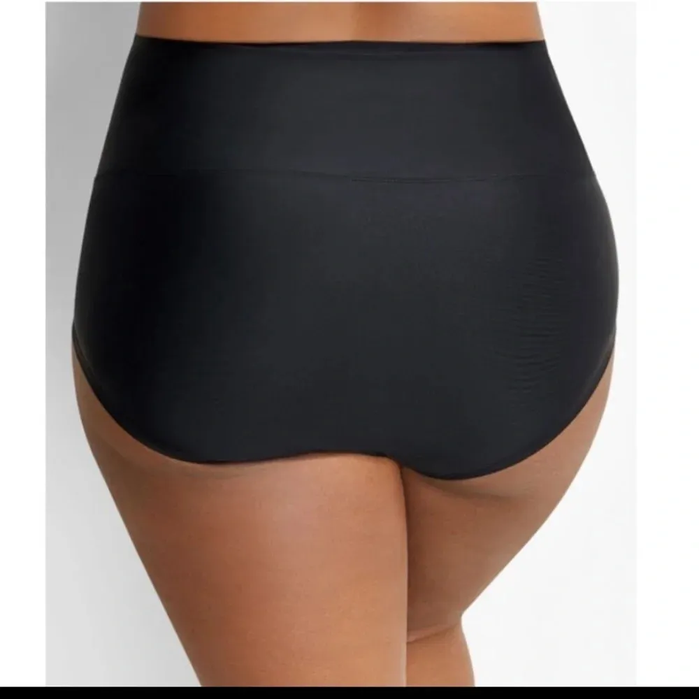 NWT! Black Plus size tummy control bottoms 24W - Image 2