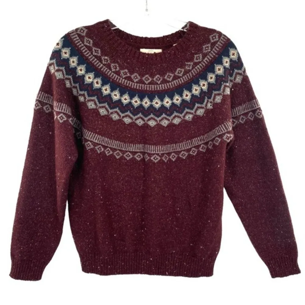 Weatherproof  Vintage Women’s Fair Isle Acrylic Sweater - Image 4