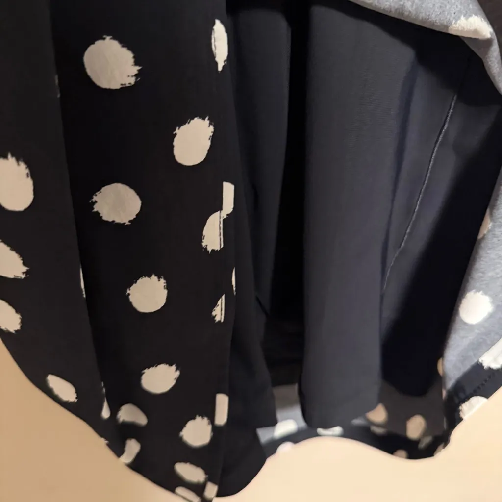 NWT Outdoor Voices The Exercise Dress Black White Polka- Size Small - Image 8