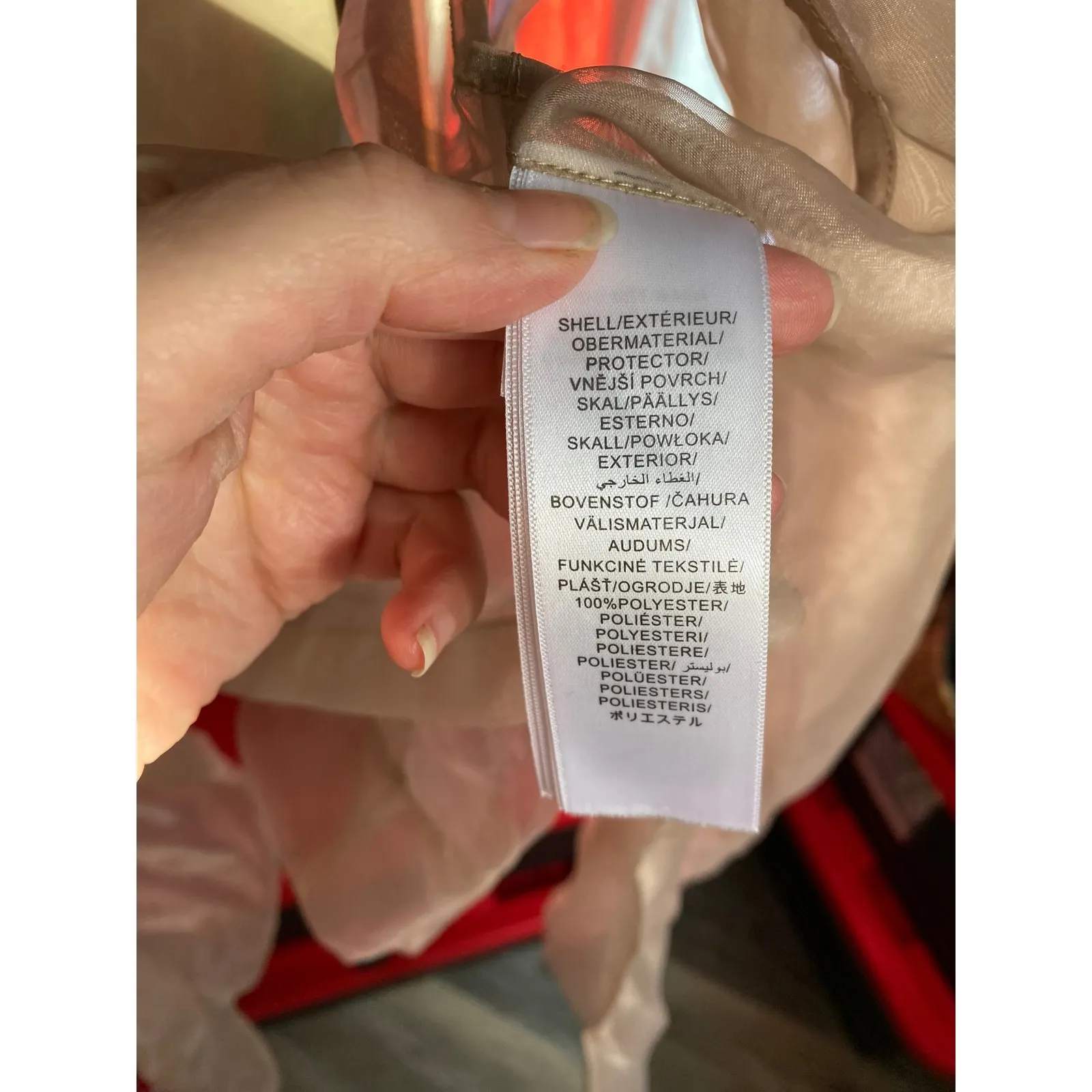 Adrianna Papell Sheer Organza Bolero Shrug Jacket Medium Ivory Formal Glam Fairy - Image 6