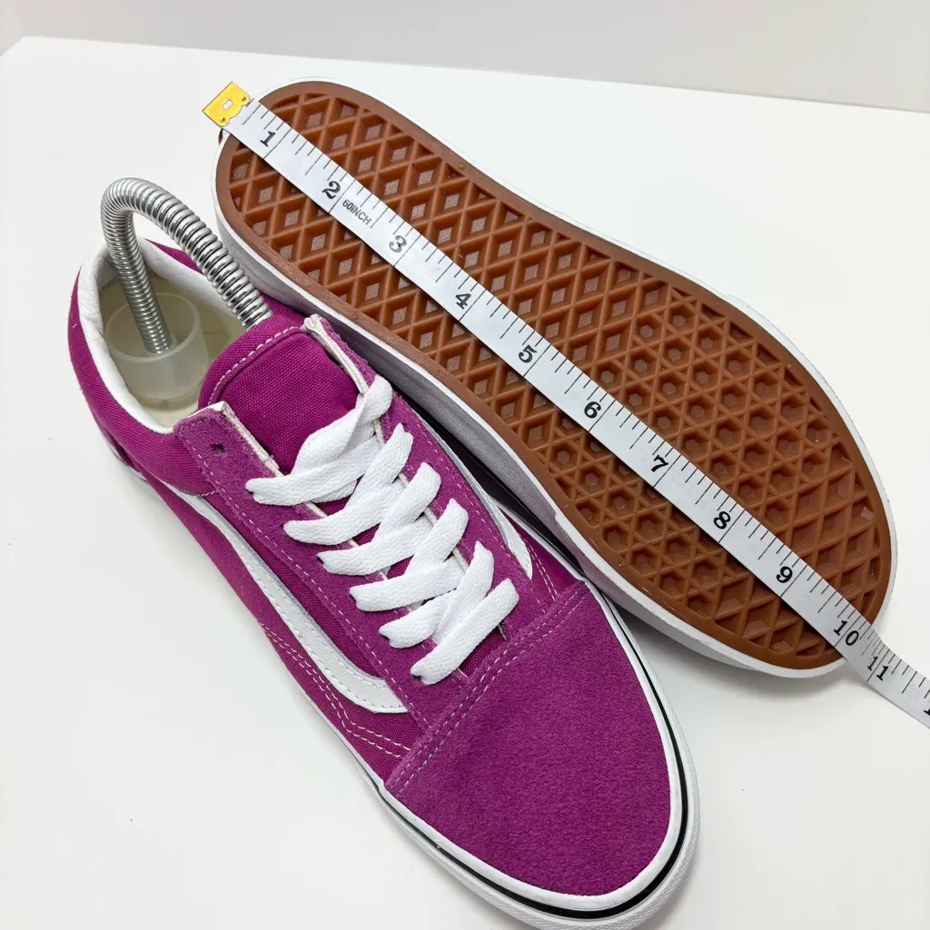 VANS Old‎ Skool Suede Shoes Purple size 7 - Image 12
