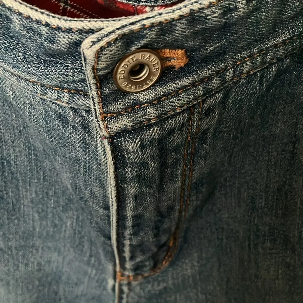 Eddie Bauer : Red Flannel Lined- 100% cotton- Relaxed Jeans- 10 - Image 8