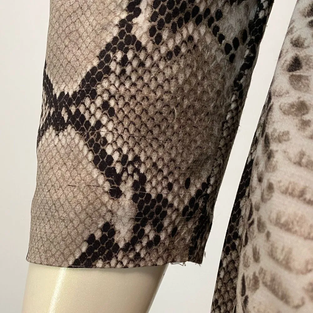 ZARA WOMAN Snakeskin Large Sheath Dress - Image 5