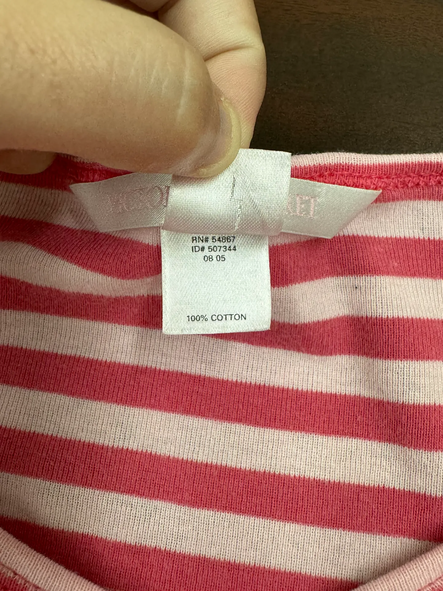 Victoria's Secret  Stripe Long Sleeve T-Shirt Dress Size Small - Image 6