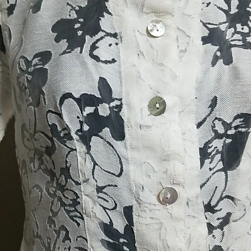 Cut Loose White Half Sleeve Jacket (Extra - Image 2