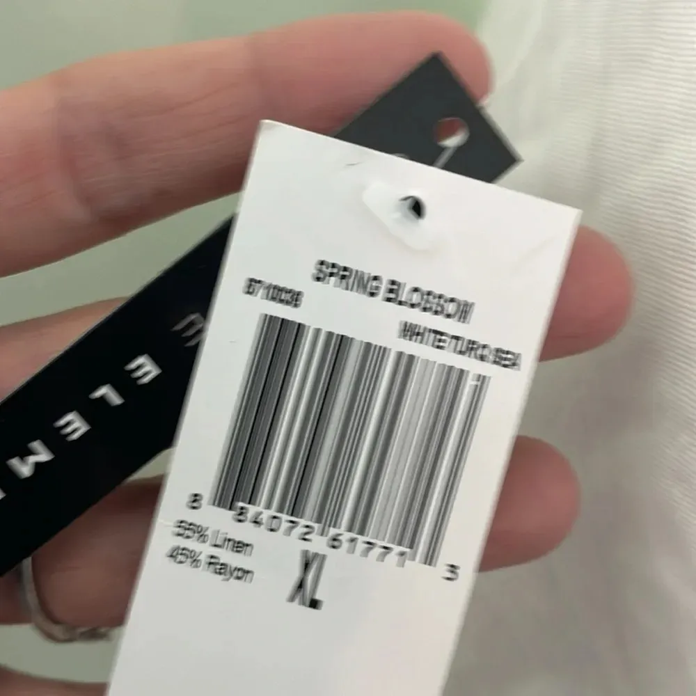 NWT! Grace Elements Women's Embroidered Top XL White and Blue - Image 5