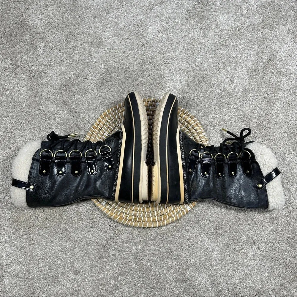 Sorel Women’s Joan of Arctic Genuine Shearling Leather Mid-Calf Holiday Boot 9.5 - Image 11