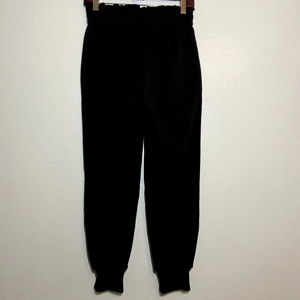 Cami NYC Lynley Jogger Pants 100% Cotton Paperbag Waist Pocket Black XS NWT - Image 5