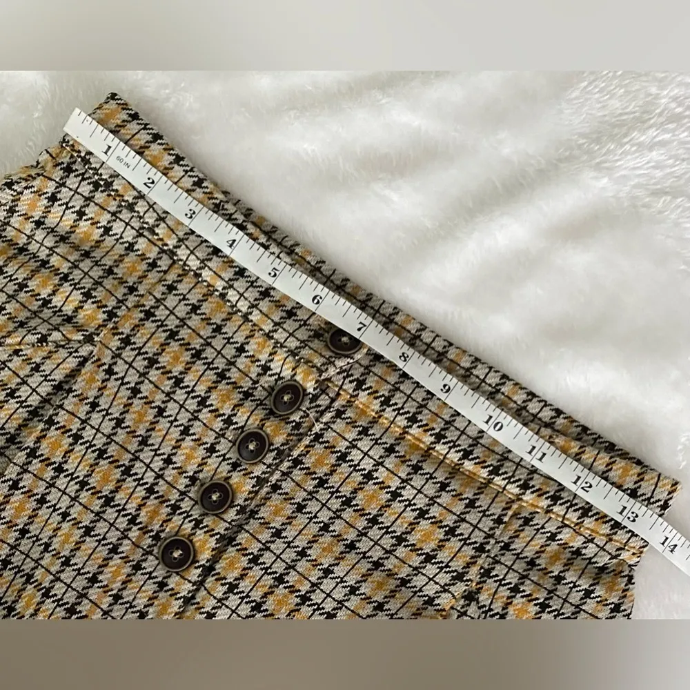 Pleated Gingham Pants. - Image 6