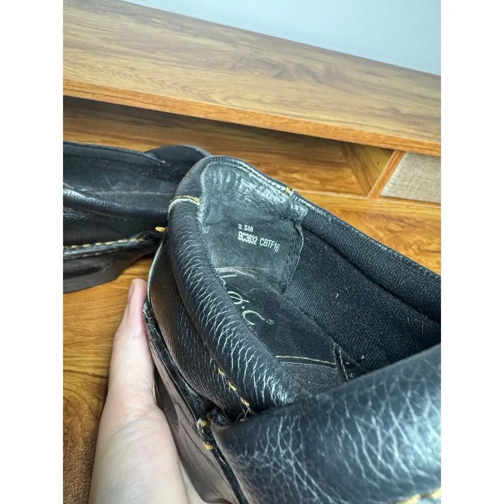 BOC Born Concept Clog Shoe Women 8.5 Black Leather Slip On Comfort Casual Walk - Image 4