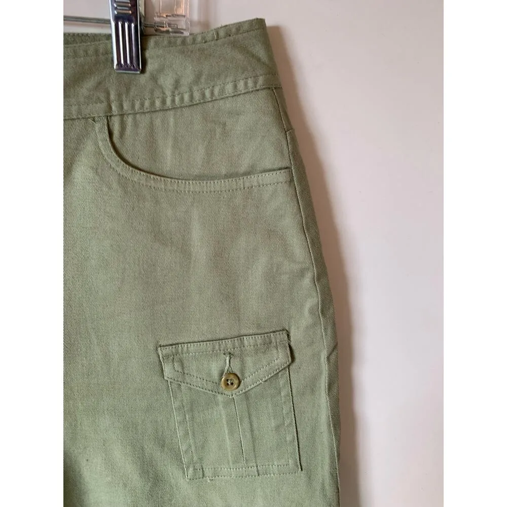 Dockers skort women's size 12 green euc "favorite fit" - Image 7