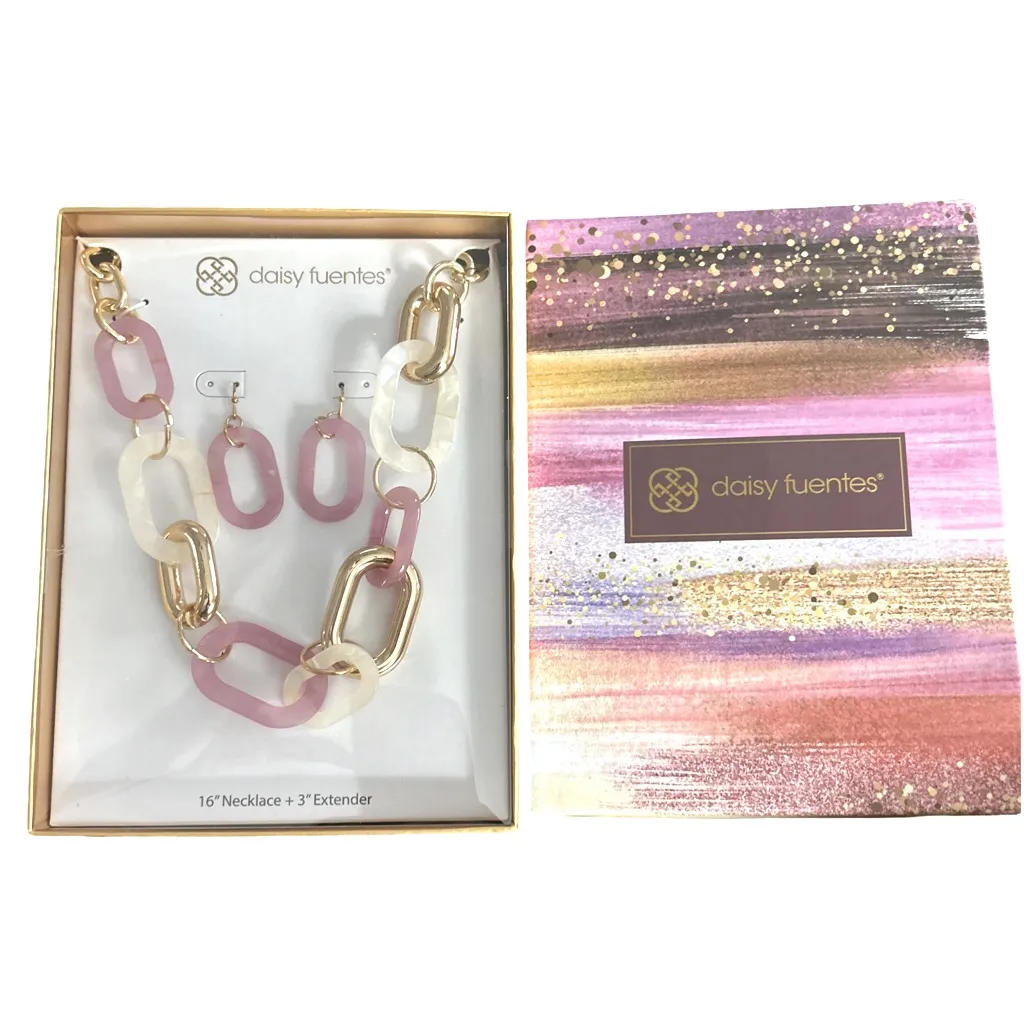 Daisy Fuentes  Link Necklace & Earring Set - Image 2