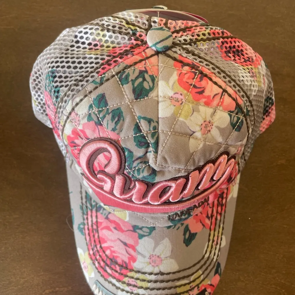Robin Ruth Pink Floral Guam Hat - Image 5