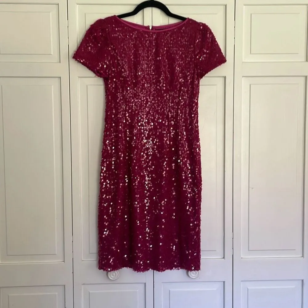 Tahari pink sequin sheath dress size 2 - Image 3