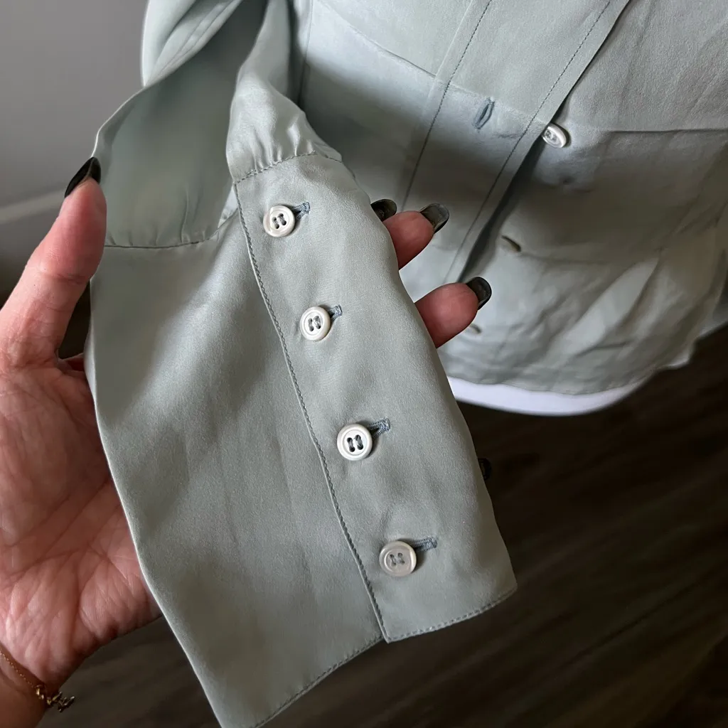 Prada  silk blouse - Image 11