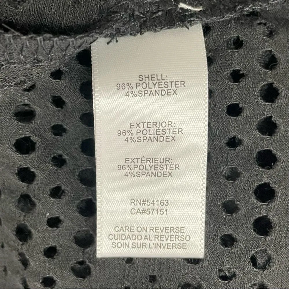 NWT Calvin Klein Black Crochet Swim Coverup Vacation Resortwear Women’s Size S/M - Image 11