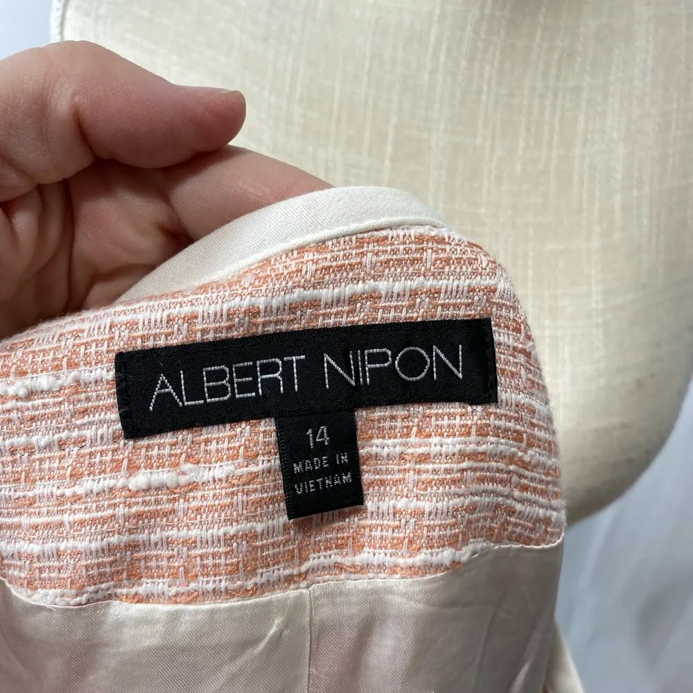 Albert Nipon skirt and blazer set size 14 Pink - Image 5