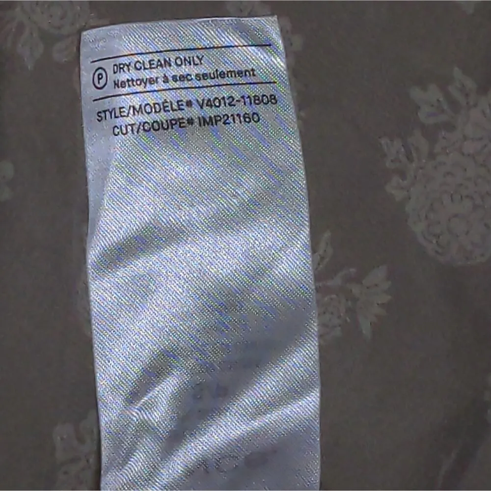 Vince Floral Camisole Frayed V-neck Spaghetti Straps Silk S New - Image 10